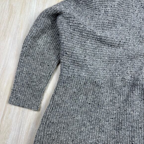 Athleta Gray Passage Wool Blend Shawl Collar Front Knit Cardigan Sweater XS - Picture 9 of 15